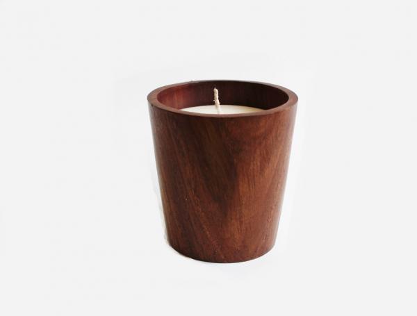 Shisham Wood 4' inch Scented candle Tumblr