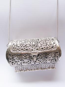 Silver plated Clutch