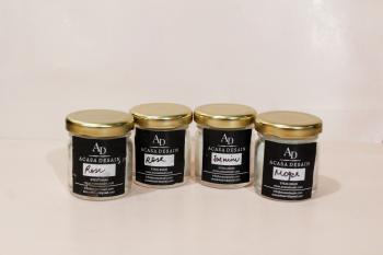 Set of 4 Soy Mini Jar Aromatic Candles